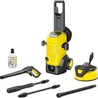 K 5 WCM Premium Home, Hochdruckreiniger gelb/schwarz, mit Dreckfräser, Schlauchtrommel und Flächenreiniger