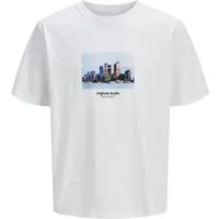Jack & Jones T-Shirt JORVESTERBRO Picture Tee SS Crew Neck SN mit Print auf der Vorderseite