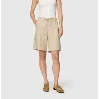 MAC Leinenhose SANNY Shorts, Bermudas mit Gummizug und Kordelzug