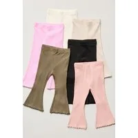 Next Leggings Gerippte Leggings mit Schlag (1-tlg)