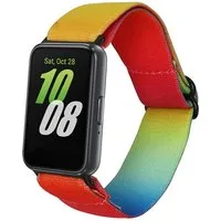 kwmobile Armband für Samsung Galaxy Fit 3 Smartwatch, 1-tlg., Nylon Fitnesstracker Sportarmband Band - Innenmaße von 14 - 22 cm