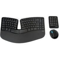 Microsoft Sculpt Ergonomic Desktop -Maus+Tastatur+Ziffernblock, Schweizer-QWERTZ Tastatur- und Maus-Set