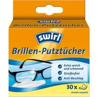 Swirl Swirl Brillen-Putztücher 30 Stück Reinigungstücher (Kunststoff)