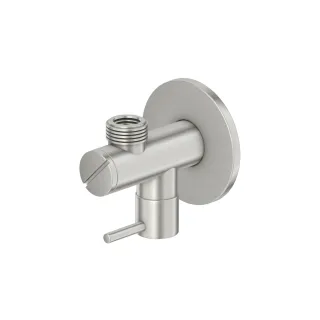 Steinberg Eckventil m. 3/8-Anschluss, brushed nickel, 1001640BN 1001640BN