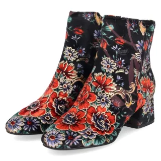 La Strada Stiefeletten - Gr. 37 - Mehrfarbig - Textil