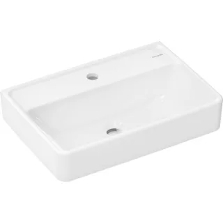 hansgrohe Xanuia Q Waschtisch 61122450 550x370mm, mit Hahnloch, ohne Überlauf, SmartClean, weiß