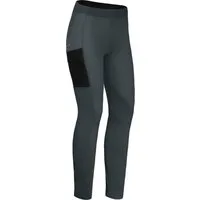 Bergson Fahrradhose SUNDRA COMFORT (mit Sitzpolster) Damen Fahrradhose, bielatisch, tight, Normalgrößen, dunkel grau