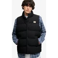 Superdry Steppweste NON HOOD SHORT EVEREST GILET mit Obermaterial aus Nylon, Regular Fit, in normaler Länge