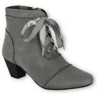 Hirschkogel Trachten Stiefeletten - FRANKA - anthrazit, schwarz Stiefelette