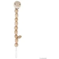 goki Schnullerbefestigung Schnullerkette Perlen, nature von goki Holz Schnuller Qualität Baby