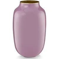 PiP Studio Dekovase Vase Metall Oval Lilac 30cm (Vasen)
