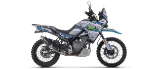 Sport Auspuff Arrow Indy Race EVO BLACK für CF Moto 450 MT Bj. 2024 EURO5 /ABE eintragungsfrei