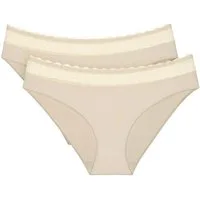 Triumph Tai-Slip Feel of Modal (2er Pack) seidig-weich, Spitzenbund