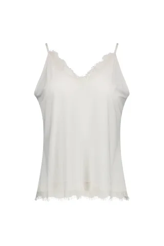 Studio Anneloes - Mitzie lace top ecru - Gr. - XL