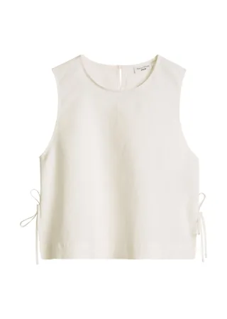 Marc OPolo DENIM - Blusen-Top boxy silky white - Gr. - XL