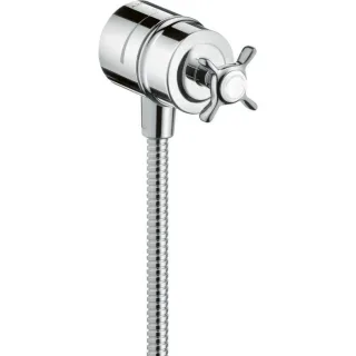 hansgrohe Axor Montreux StopAbsperrventil 16882000 mit Rückflussverhinderer, Kreuzgriff, chrom