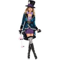 Leg Avenue Kostüm Hutmacherin - Karneval Faschingskostüm Damen, Die Hutmacherin hat sich schick gemacht!