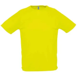 SOLS - "Sporty" T-Shirt für Herren Raglanärmel (Neon-Gelb)