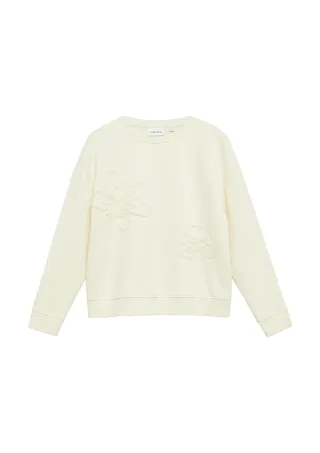 comma - Sweatshirt beige - Gr. - 34