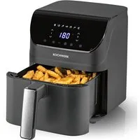 Rachs KOCHWERK Heißluftfritteuse 4L digitaler Airfryer mit Timer-Funktion, 1400 W, Erinnerungsfunktion