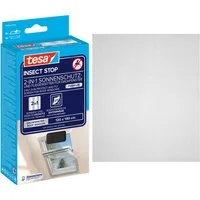 tesa Fliegengitter-Gewebe 2-in-1 Sonnenschutz- und Fliegengitter für Dachfenster Premium, (Packung, 1-St., Fliegennetz, Klettband, Andrück und Schneidehilfe), inkl. selbstklebendes Klettband