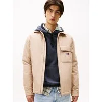 Tommy Jeans Hemdjacke TJM PADDED TECH CORD Overshirt, lockere Form, wattiert