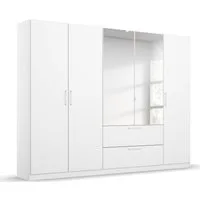 OTTO home Drehtürenschrank Kleiderschrank Schrank Garderobe Wäscheschrank CHALLENGER (Breiten 181/226 cm, Höhen 197/210 cm) mit Spiegeltüren und geräumigen Schubladen MADE IN GERMANY