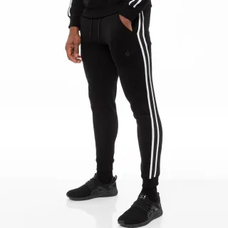 Schwarze Herren-Trainingsanzug-Jogger| Enzo Designer Menswear