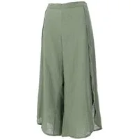 Guru-Shop Relaxhose Palazzohose, Boho Hosenrock, offene Sommerhose.. alternative Bekleidung