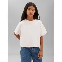 Calvin Klein Jeans T-Shirt Rundhalsausschnitt, bequeme Passform, reine Baumwolle
