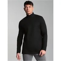 Trigema Longsleeve TRIGEMA Langarm Shirt mit Stehkragen (1-tlg)