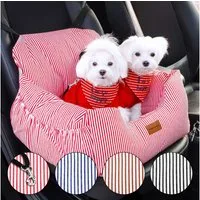 Wahre Tierliebe Hunde-Transportbox Premium Hunde Autositz inkl. Sicherheitsgurt bis 12,00 kg, Verschiedene Größen, Verschiedene Farben