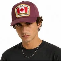 Dsquared2 Baseball Cap F*ck Flag Basecap Cap Logo Icon Mütze Basebalkappe Destroyed-Details für einen trendigen Look