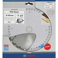 PRO Wood Kreissägeblatt 160 mm 3 Stück, Promo-Pack