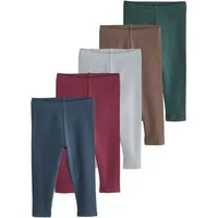 Next Leggings Gerippte Leggings im 5er-Pack (5-tlg)