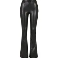 URBAN CLASSICS Lederhose Urban Classics Damen Ladies Synthetic Leather Flared Pants (1-tlg)