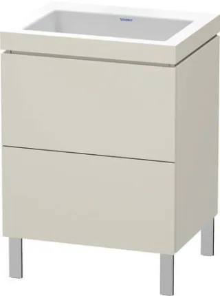 Duravit L-Cube c-bonded Set bodenstehend Taupe 600x480x698 mm - LC6936N8383 LC6936N8383