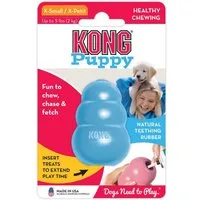 KONG Kauspielzeug KONG Welpenspielzeug Puppy XS, natürliches Kauspielzeug für kleine ...