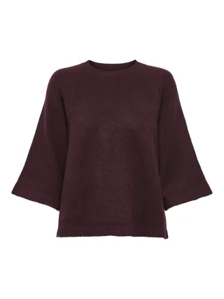 ONLY - ONLSIMONI 3/4 PULLOVER KNT NOOS port royale - Gr. - M
