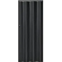 Vivaldi Falttür Schiebetür Türbreite bis 71 cm Farbe Schwarz H. 203 cm pi black Neu (1 Set, 1-St., teils vormontiert), teils vormontiert