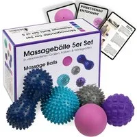 ALPIDEX Massageball ALPIDEX Massagebälle 5er Set in verschiedenen Härtegraden