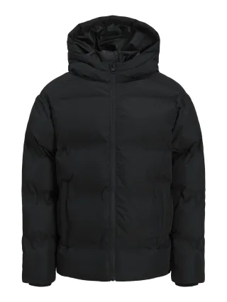 JACK&JONES - JJESOHO PUFFER HOOD SN JNR Black - Gr. - 152