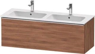 Duravit D-Neo Waschtischunterbau wandhängend Nussbaum Matt 1280x462x440 mm - DE4265010790000 DE4265010790000