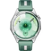 Watch GT 6 46mm (Atum-B19W), Smartwatch silber, grünes Nylonarmband