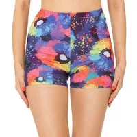 Merry Style Leggings Damen Kurze Leggings MS10-407 (1-tlg) elastischer Bund