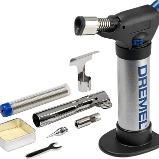 DREMEL Butangas-Lötlampe Versaflame 2.200-4, max. Brennzeit 75 min, 4 Zubehöre - F0132200JA