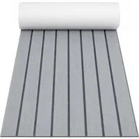 Clanmacy Bodenmatte Teak EVA Schaum Marine Teak Bodenbelag Matte Deck Teppich 240x45cm
