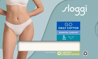 sloggi - sloggi GO Daily Cotton Mini 3P silk white - Gr. - XS