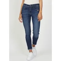 GANG Relax-fit-Jeans 94AMELIE (94AMELIE WIDE) mit Used-Effekten