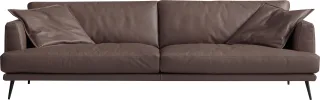 Egoitaliano 2,5-Sitzer "Sophia, Designsofa mit extrakomfortablem Sitzkomfort" Daunenfederung, inkl. 2 Kissen